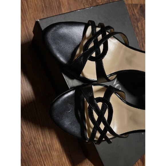 New Bruno Magli Peep Toe Heel Sandals Size 38 (US 8) - New In Box - Picture 9 of 15